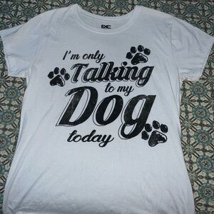 Large white graphic tshirt